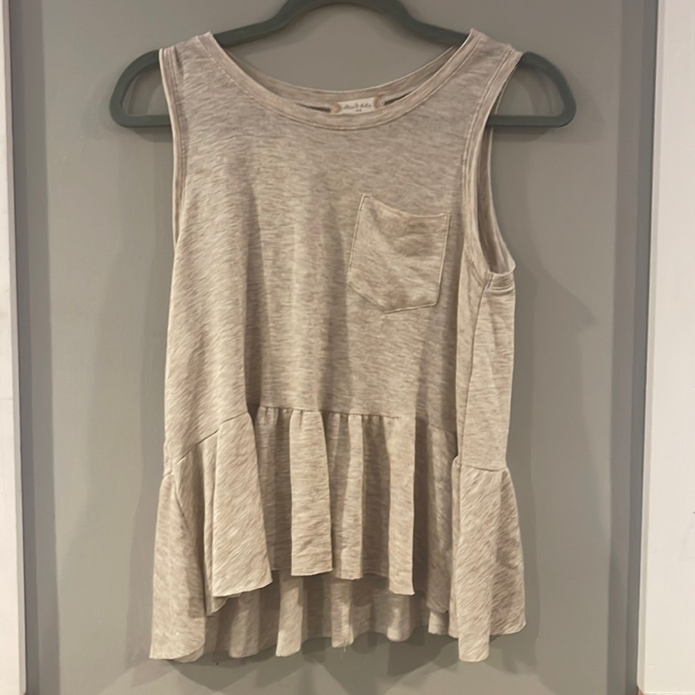 Cream colored, tank top